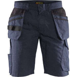 Blåkläder - 1494-1330 Service Short - Donker Marineblauw/Zwart - Ripstop - Functioneel