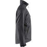 Blaklader Softshell Jack 4950-2516 - Mannen - Grijs/Zwart - XS