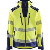Blaklader Softshell jack High Vis 4491-2513 - High Vis Geel/Marineblauw
