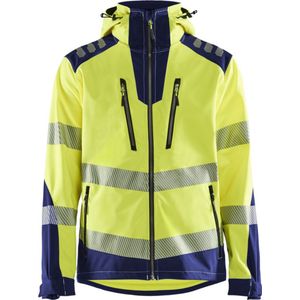 Blaklader Softshell jack High Vis 4491-2513 - High Vis Geel/Marineblauw
