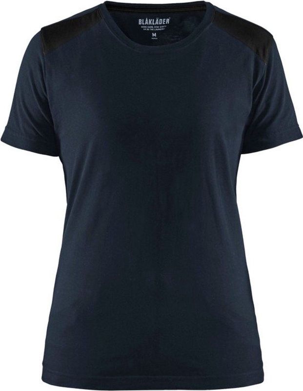 Blaklader Dames T-shirt 3479-1042 - Donker marineblauw Zwart
