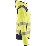 Blaklader Dames High Vis gebreid vest 4967-2120 - High Vis Geel/Marineblauw