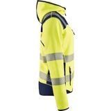 Blaklader Dames High Vis gebreid vest 4967-2120 - High Vis Geel/Marineblauw