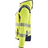 Blaklader Dames High Vis gebreid vest 4967-2120 - High Vis Geel/Marineblauw