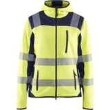 Blaklader Dames High Vis gebreid vest 4967-2120 - High Vis Geel/Marineblauw