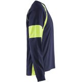 Blaklader - T-shirt Lange Mouw - Geel - Katoen - Verlengde Achterzijde