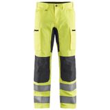Blåkläder - 1585-1811 - High Vis Werkbroek - Geel/Grijs - Stretch