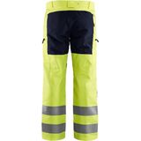 Blaklader 1585 Reflecterende Werkbroek Stretch Geel/Zwart