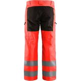 Blaklader 1585 Reflecterende Werkbroek Stretch Rood/Zwart