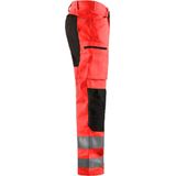 Blaklader 1585 Reflecterende Werkbroek Stretch Rood/Zwart