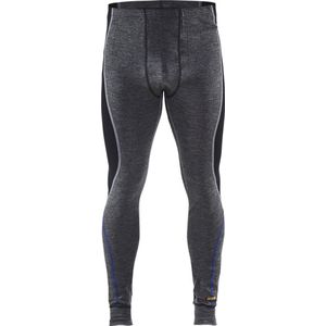 Blåkläder - 1849-1732 - Lange Onderbroek - Grijs/Zwart - 100% Merino