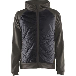 Blåkl�äder - 3463-2526 - Hybride Sweater - Groen/Zwart - 100% Polyester