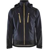 Blåkläder - 4749-2513 - Softshell Jack - Donkerblauw/Geel - Polyester/Elastan