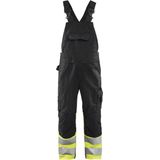 Blaklader High Vis bretelbroek 2662-1800 - Zwart/High Vis Geel