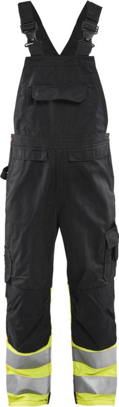 Blaklader High Vis bretelbroek 2662-1800 - Zwart/High Vis Geel
