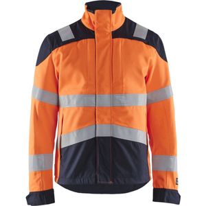 Blåkläder - 4089-1513 - Multinorm Inherent Jack - High Vis Oranje/Marineblauw - Vlamvertragend Materiaal