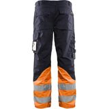 Blåkläder - Multinorm Werkbroek - Marineblauw/Oranje - Inherent Vlamvertragend