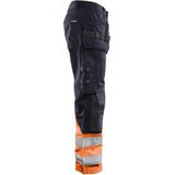 Blåkläder - Multinorm Werkbroek - Marineblauw/Oranje - Inherent Vlamvertragend