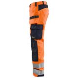 Blaklader Multinorm inherent werkbroek 1589-1513 - High Vis Oranje/Marineblauw