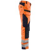 Blaklader - Multinorm Werkbroek - High Vis Oranje/Marineblauw - Vlamvertragend
