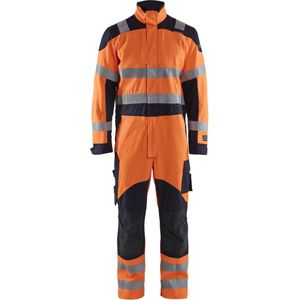 Blåkläder - Multinorm Overall - High-Vis Oranje/Marineblauw - Vlamvertragend Materiaal