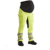 Blaklader High Vis Zwangerschapsbroek met 4-weg stretch 7100-1642 - High Vis Geel/Zwart