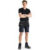 Blåkläder Short Stretch Met Spijkerzakken 15981343 Donker Marineblauw/Zwart - Maat 48