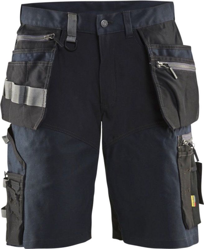 Blåkläder Short Stretch Met Spijkerzakken 15981343 Donker Marineblauw/Zwart - Maat 52
