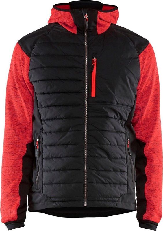 Blåkläder 5930 Hybride Jack Rood/Zwart - M