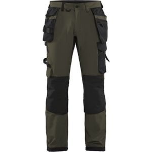 Blåkläder - Werkbroek - Groen/Zwart - 4-weg Stretchstof