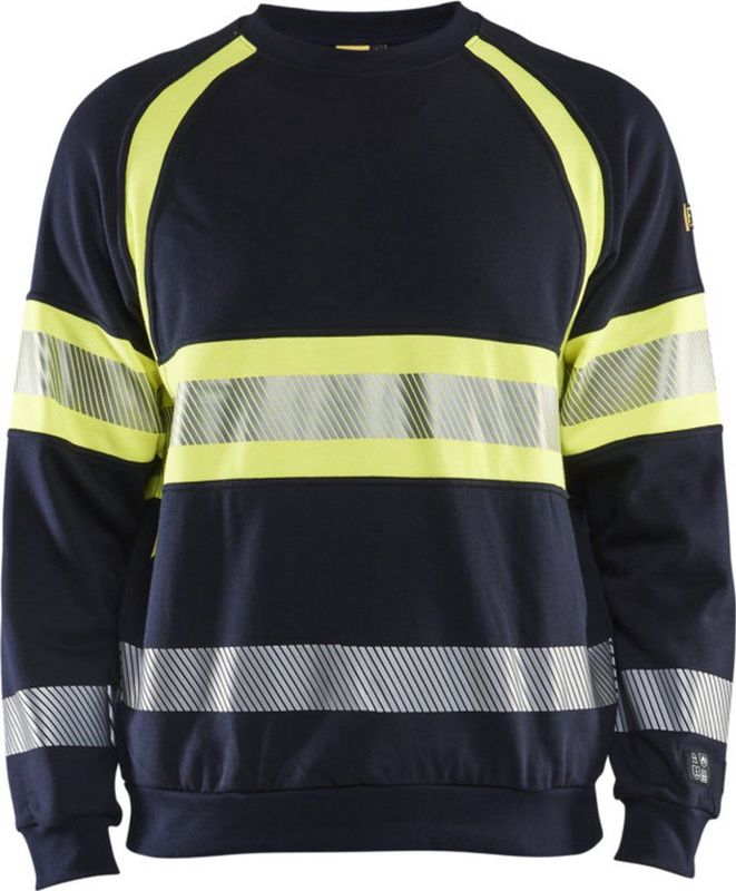 Blaklader Multinorm Sweatshirt - Reflecterende Tape - Vlamvertragend - Katoen/Modacryl