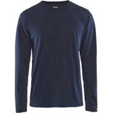 Blåkläder - 3483-1737 - Vlamvertragend T-shirt - Marineblauw - 60% Modacryl