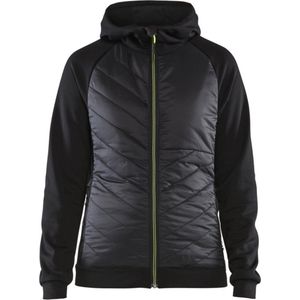 Blåkläder - 3464-2526 - Hybride Sweater - Zwart/High Vis Geel - 100% Polyester