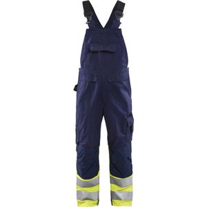 Blaklader High Vis bretelbroek 2662-1800 - Marine/High Vis Geel