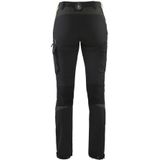 Blaklader Dames Service werkbroek 4-weg stretch 7122-1645 - Zwart/High Vis Geel