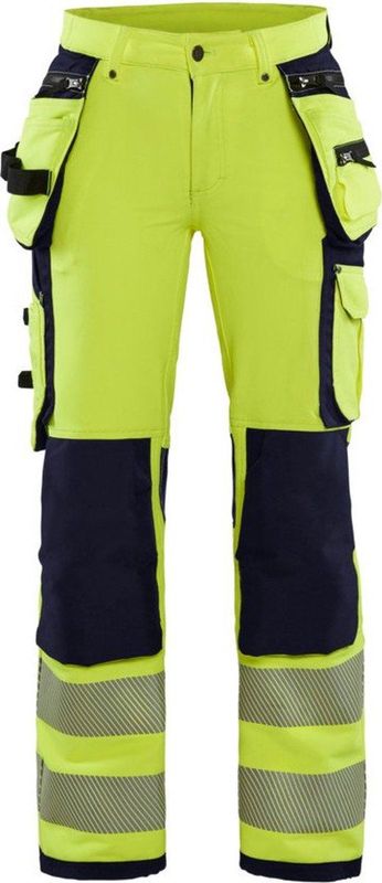 Blåkläder - 7197-1642 - Werkbroek - High Vis Geel/Marineblauw - 4-weg Stretch