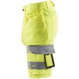 Blåkläder - 7186-1811 - Dames High Vis Short - Geel - Stretchmateriaal - Reflecterende Bies