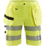 Blåkläder - 7186-1811 - Dames High Vis Short - Geel - Stretchmateriaal - Reflecterende Bies