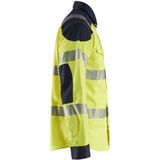 Blåkläder 3239-1517 Multinorm overhemd High Vis Geel/Marineblauw maat 4XL