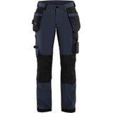 Blaklader Dames 4-weg stretch werkbroek 7192-1645 - Donker marineblauw/Zwart