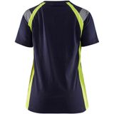 Blåkläder - 3402-1030 - T-shirt - Marine/High Vis Geel - 100% Katoen