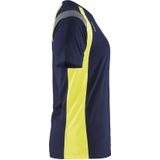 Blåkläder - 3402-1030 - T-shirt - Marine/High Vis Geel - 100% Katoen