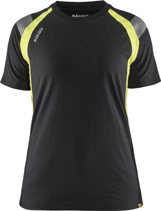 Blåkläder - 3402-1030 - T-shirt - Marine/High Vis Geel - 100% Katoen