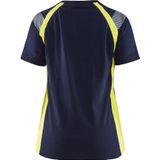 Blaklader 3402-1030 Dames T-shirt Visible - Marine High Vis Geel