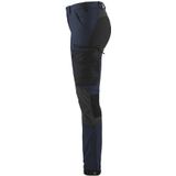 Blaklader - Dames Service Werkbroek - Donker Marineblauw/Zwart - 4-Weg Stretch