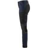Blaklader - Dames Service Werkbroek - Donker Marineblauw/Zwart - 4-Weg Stretch