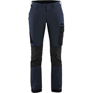 Blaklader Dames Service werkbroek 4-weg stretch 7122-1645 - Donker marineblauw/Zwart