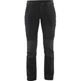 Blaklader - 7122-1645 - Werkbroek - Zwart/Donkergrijs - 4-Weg Stretch
