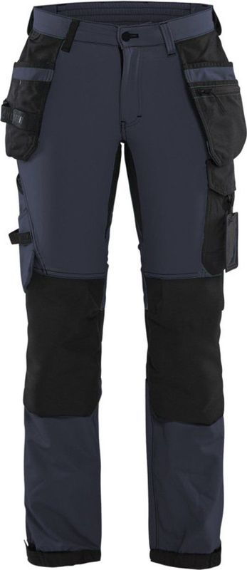 Blaklader Dames 4-weg stretch werkbroek 7192-1645 - Donker marineblauw/Zwart