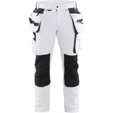 Blaklader Schildersbroek met 4-weg stretch 1079-1645 - Wit/Donkergrijs